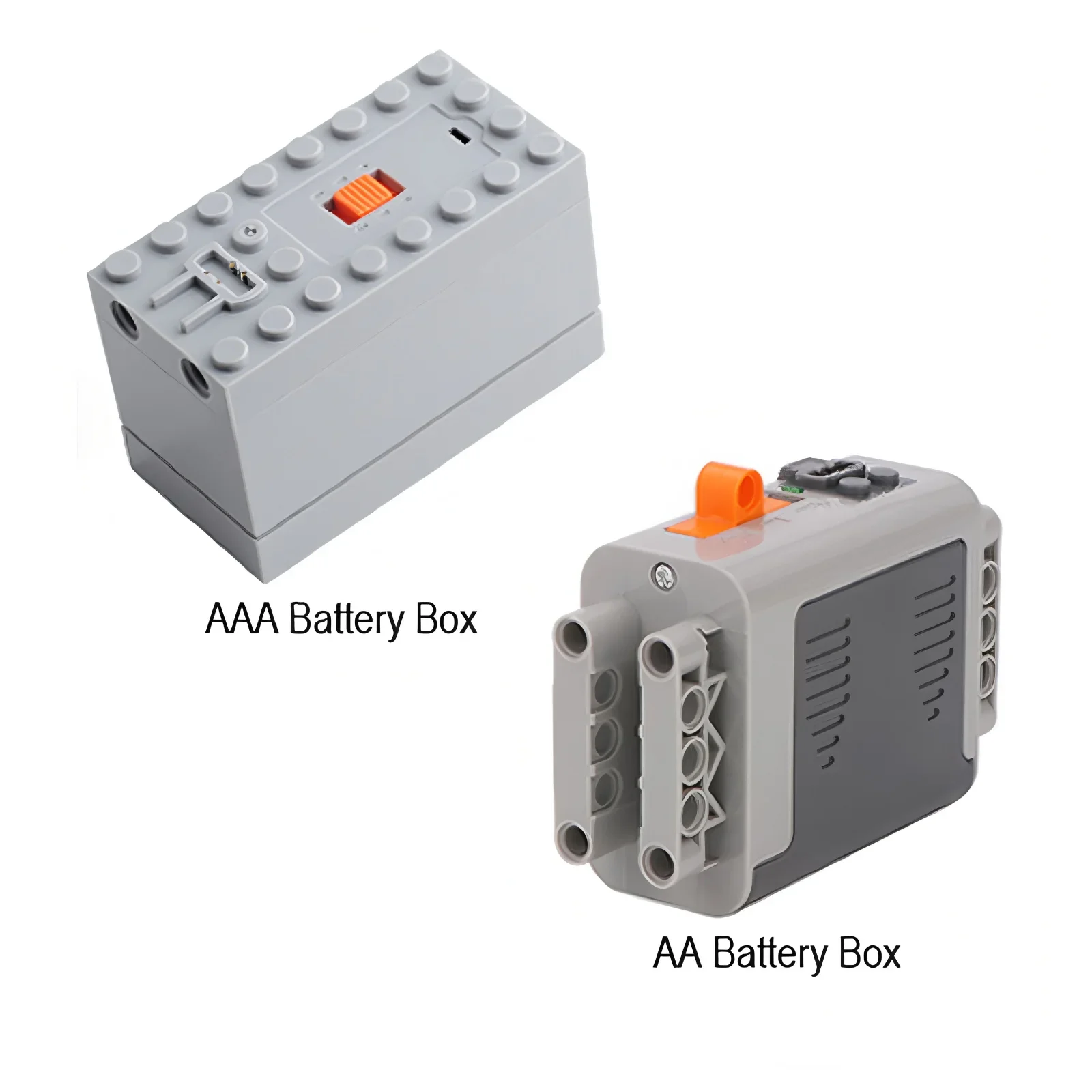MOC AA/AAA صندوق بطارية اللبنات أجزاء الطاقة لتقوم بها بنفسك اللعب اكسسوارات للطوب روبوت/سيارة/قطار/محرك لعبة مجسمة أداة السلطة
