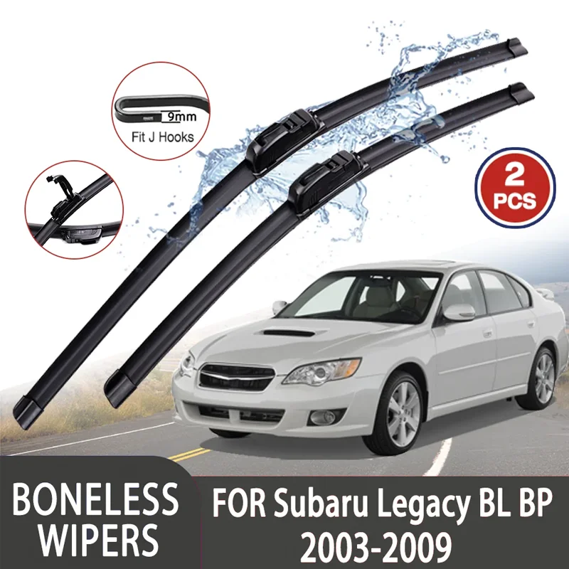 Premium High Quality For Subaru Legacy BL BP 2003-2009 Car U-type Soft Rubber Boneless Wiper - HD Quiet Durable 24