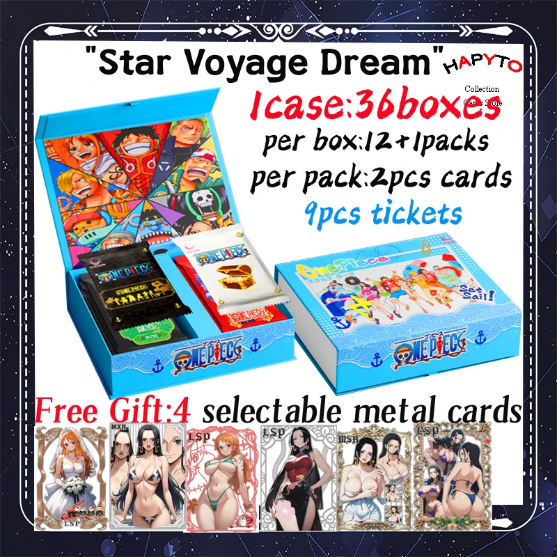 

"Star Voyage Dream" One Piece Collection Cards CCG TCG ACG Luffy Robin Boa Booster Box CCG TCG Hobby Gift