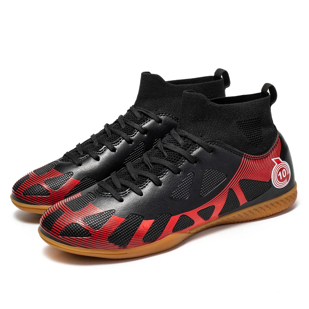 أحذية كرة قدم احترافية ذات قاع مسطح للمراهقين، أحذية تدريب مريحة ومتينة للبالغين، أحذية كرة قدم غير قابلة للانزلاق