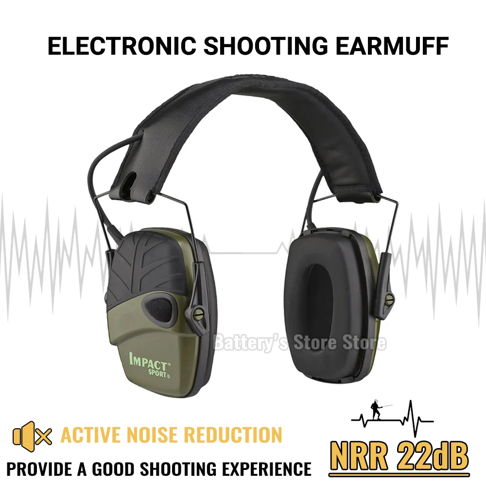 

Hunting Shooting Earmuffs Outdoor Sport Electronic Earmuff Shooting Protective Headset Foldable Headset Protective Headset