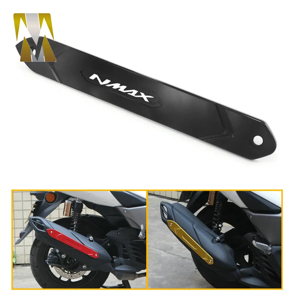 NMAX155 Exhaust Pipe Housing Anti-scald Shell Decorative Protective Cover  For YAMAHA NMAX155 NMAX125 2020 2021 2022 2023 2024