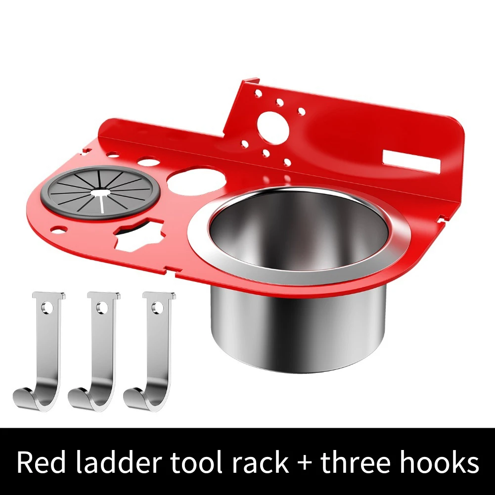 Tool Rack Storage Bag for Ladders with 40mm Holder Compatible with Most Power Drills and Multi-Tool Organization