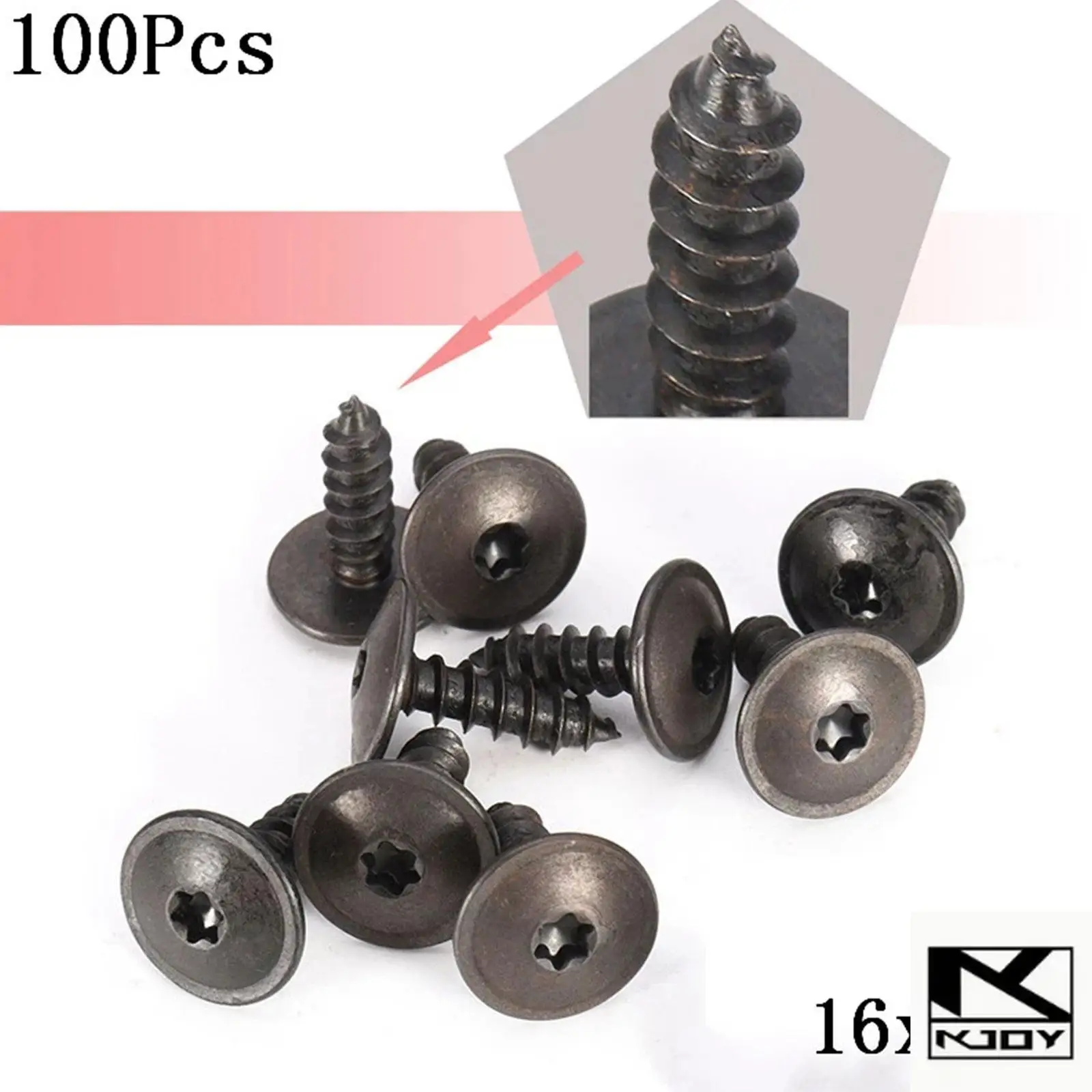 kkjoy Engine Splash Guard Fastener Self Tapping Screw Clips suit for Audi VW
