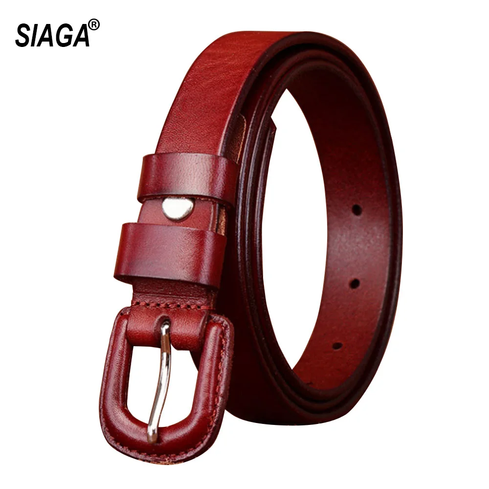 

2.3cm Wide Ladeis Unique Design Retro Pure Cowhide Leather Strap Belt