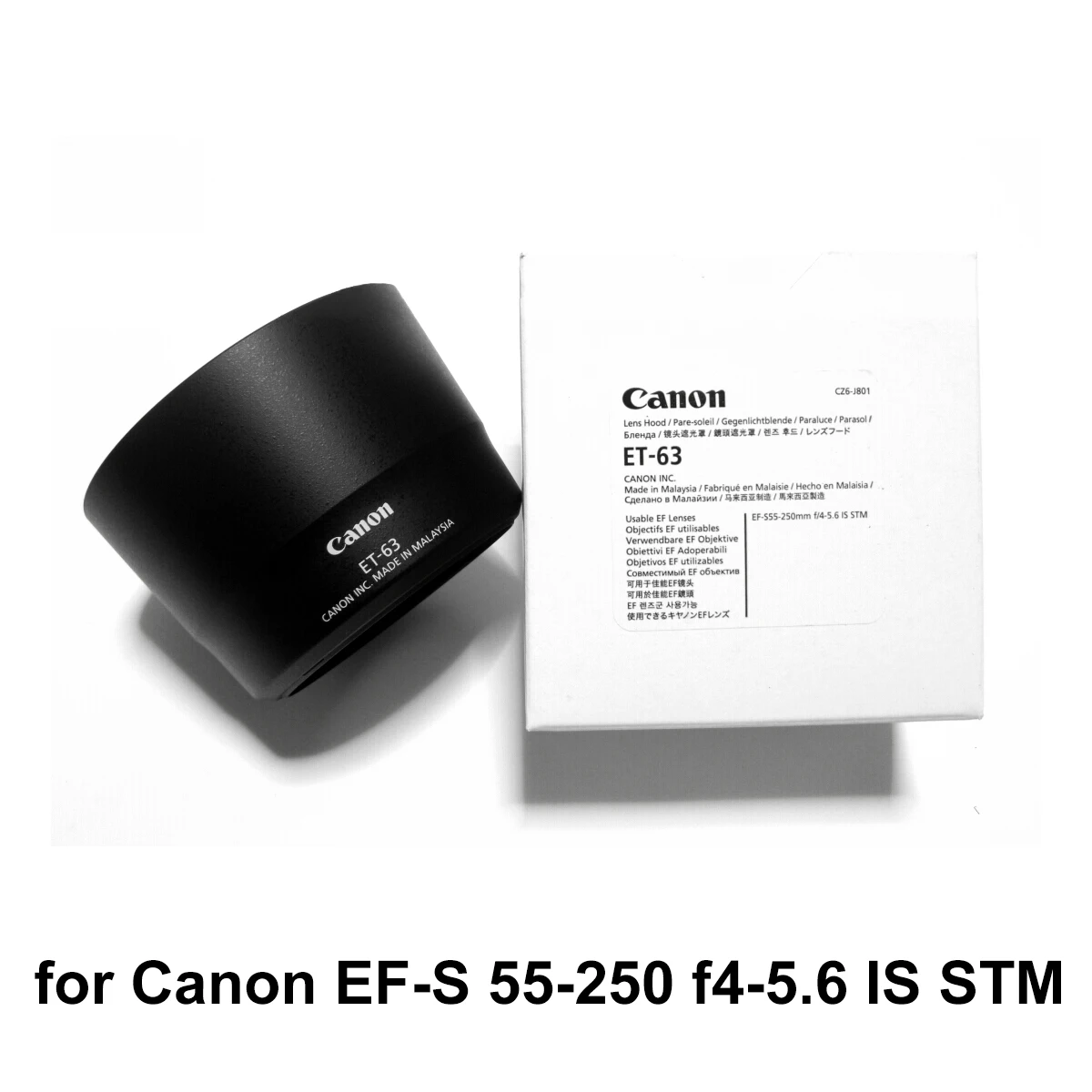 

New Original Lens Hood ET-63 ET 63 for Canon 55-250 EF 55-250mm F4-5.6 IS STM 58mm Camera Accessories