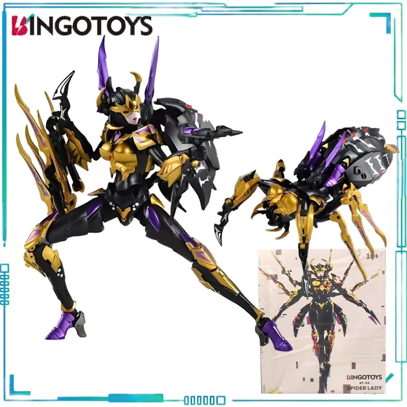 Bingo Speelgoed Origineel Spider Girl BT-04 Spider Girl Transformatie Speelgoed Eindproduct Model Collectibles Jongen Cadeau Vervorming