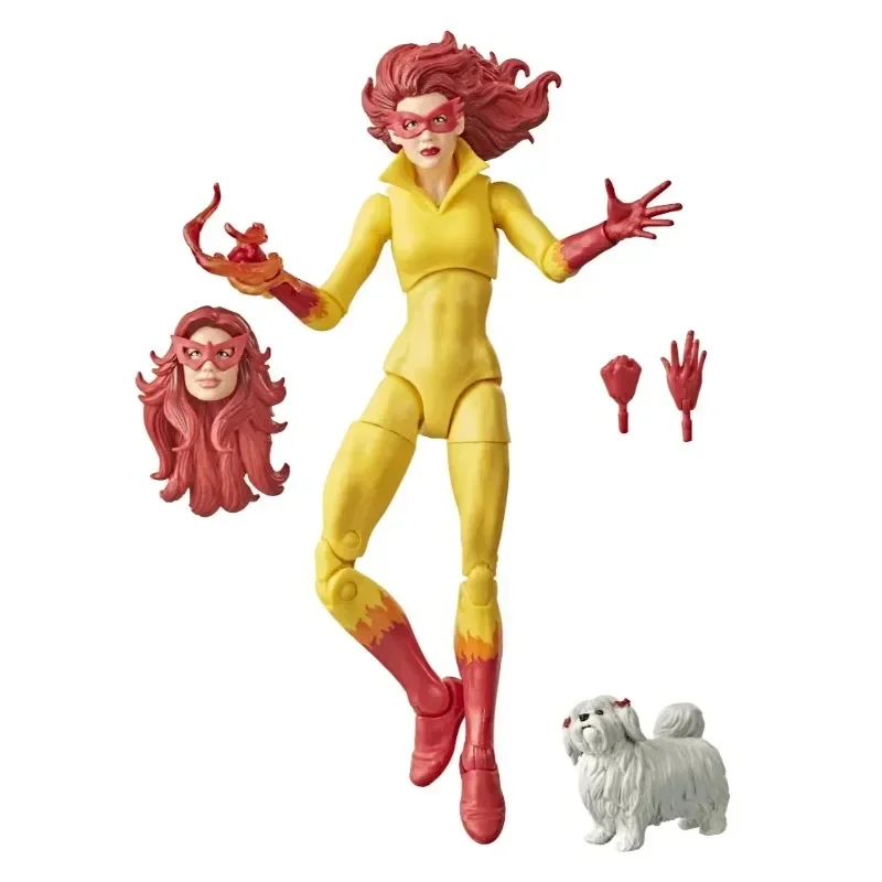 In Stock Marvel Legends Series Firestar Action Figure accessori per modelli da collezione giocattolo decorazione da tavolo statua giocattolo per bambini regalo