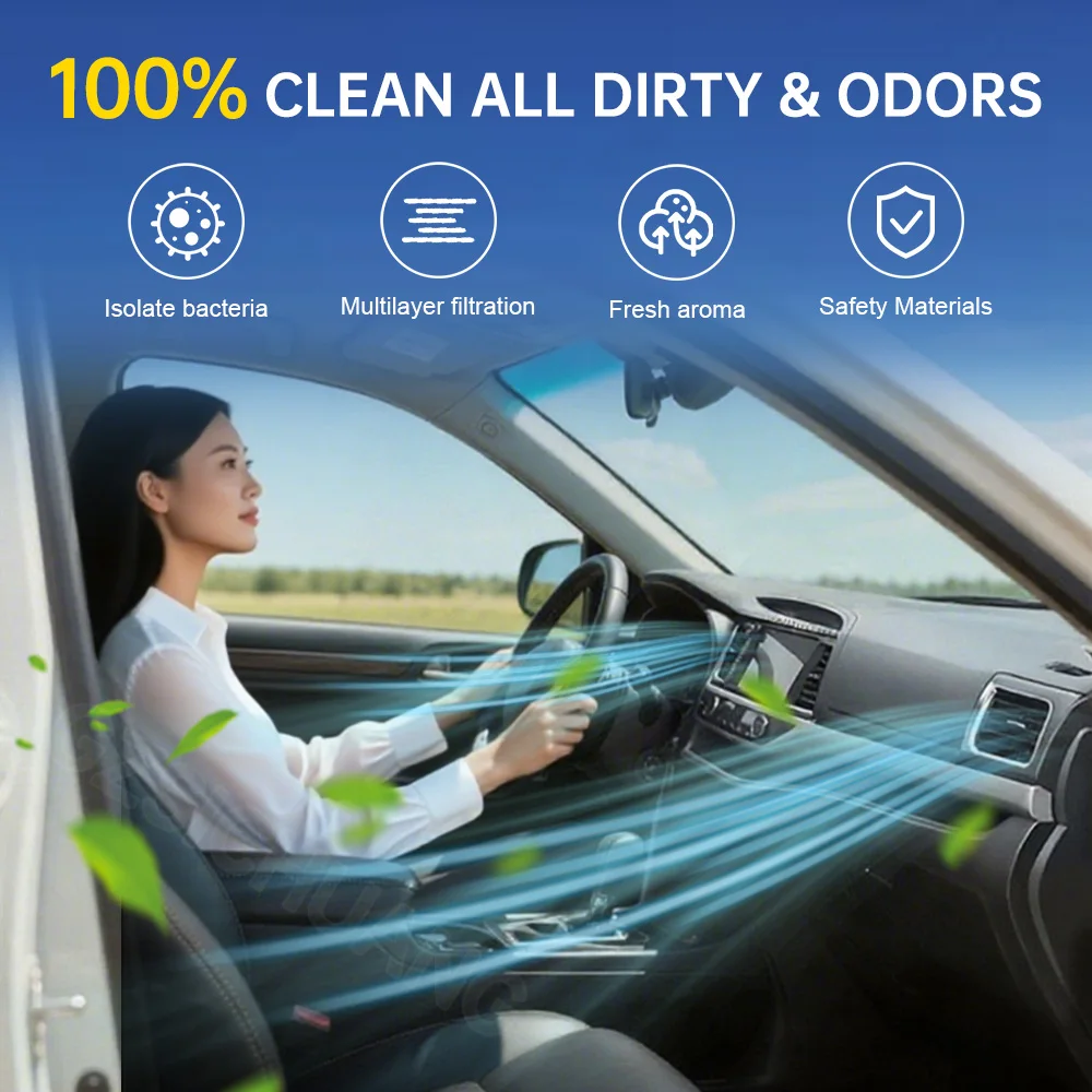 Filter AC Mobil untuk Toyota Highlander 2008-2017 2018 2019 Filter Udara Kabin Karbon Aktif Aksesori Interior