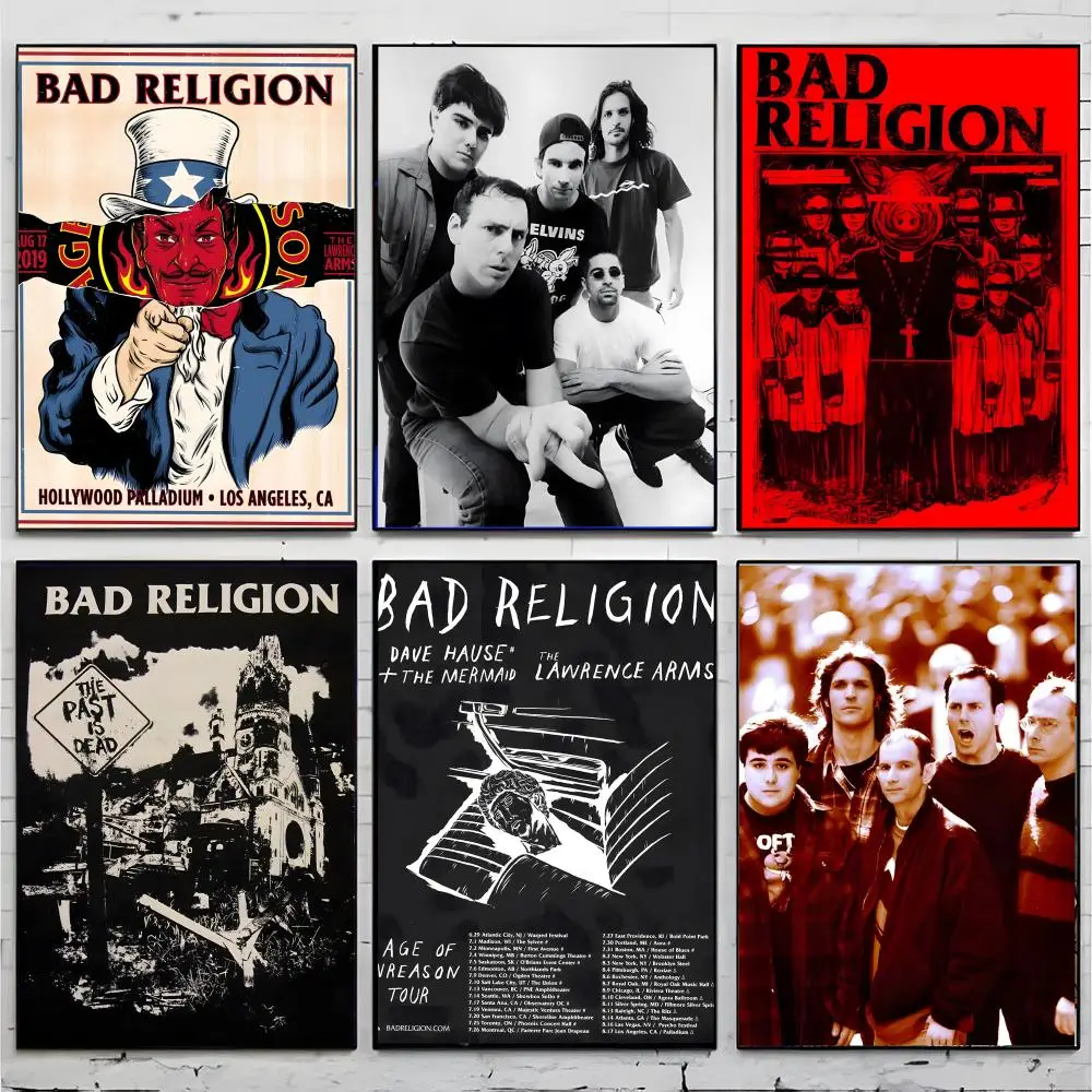 retro classic band Bad Religion Poster Superior Home Space Pub Indoor Decorative Art & Home Decor