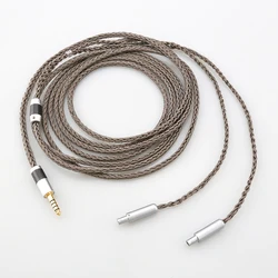 HiFi 4 pin Xlr 4.4mm 2.5mm 3.5mm 6.35 jack 16 rdzeni do słuchawek kabel do słuchawek dla Sennheiser hd 800 s hd800 hd800s