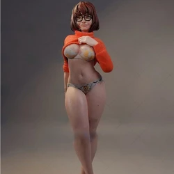 Resin Figure Smart and Sexy Velma 1/24 Scale 80mm Vertical Height Art Model Unassembled Dioramas Unpainted Statue Toys