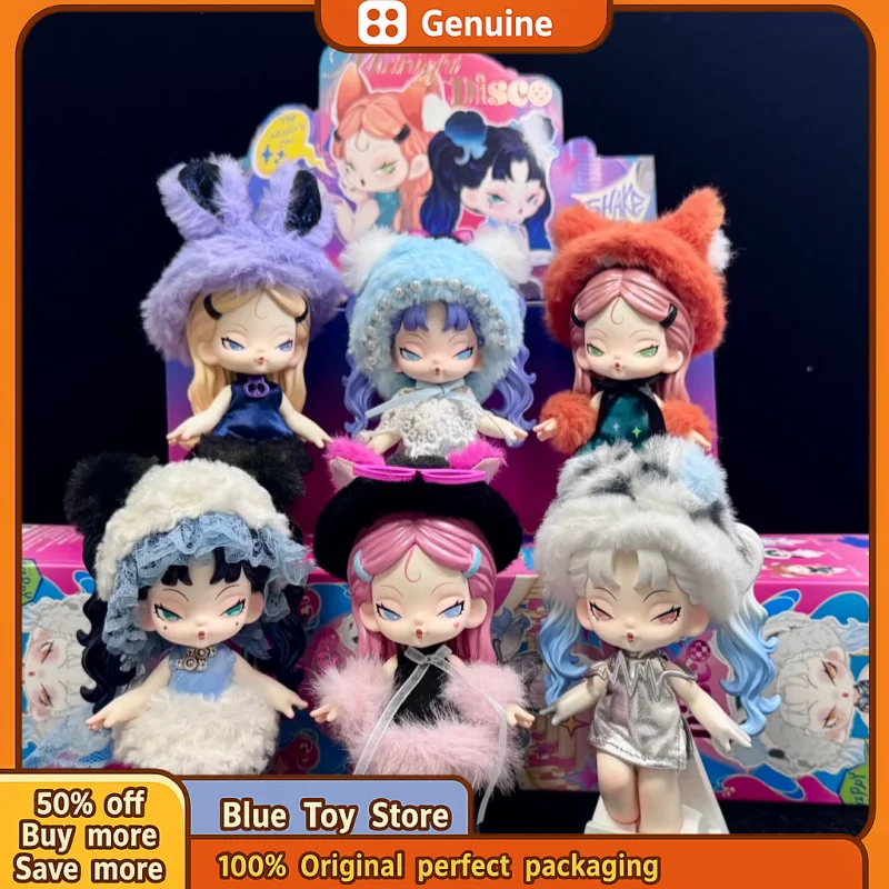 

Новый оригинальный Dodonami Midnight Disco Series слепая коробка виниловая плюшевая фигурка кулон модный брелок подарок на день рождения для девочек