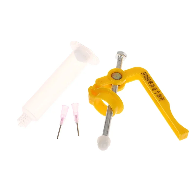 1Set Solder Paste Dispenser Flux Syringe Welding Glue Propulsion Tool UV Solder Mask Ink Welding Green Oil Pusher