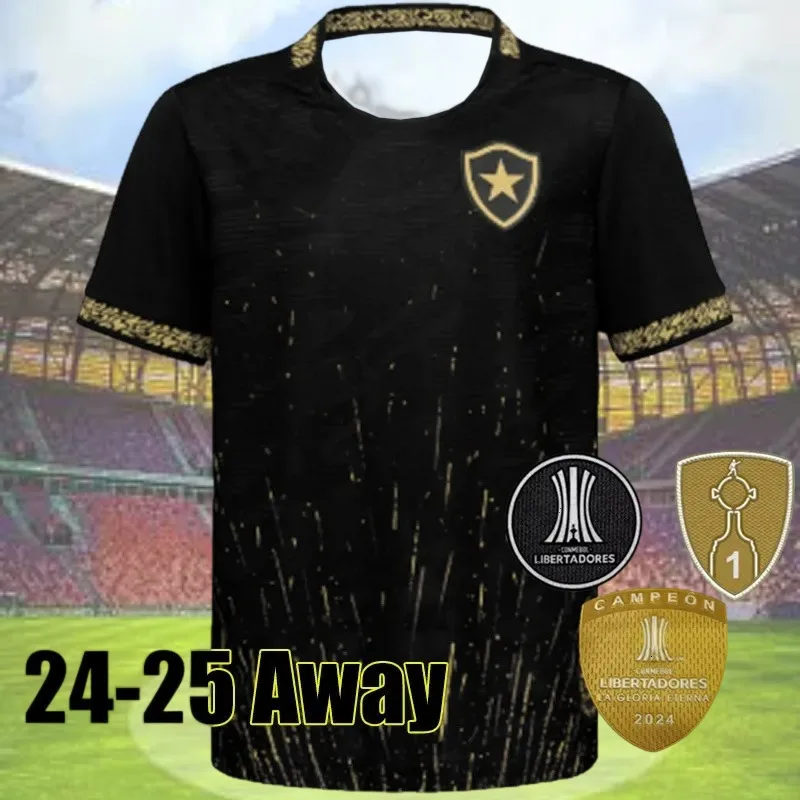 Kaus Pakaian Olahraga Sepak Bola Pria dan Wanita Dewasa Baru 25 Kaus Kasual Atasan Ukuran Besar Sejuk Cetak Digital 3D Botafogo