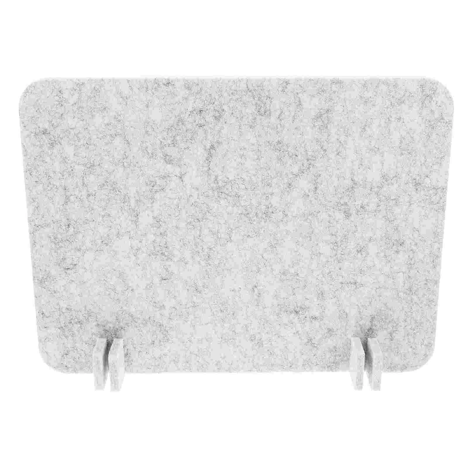 Foldable Desk Bezel Felt Barrier for Classroom Light Grey Screen Dividers Student