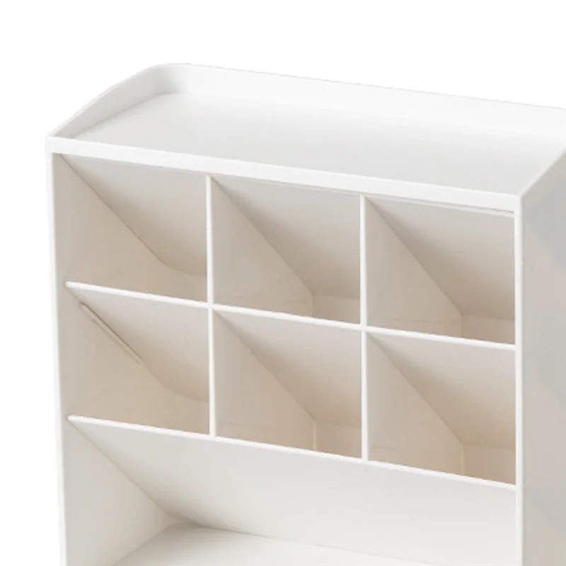 

Desk Organizer, Desk Pen Holder, Pencil Organizer With 7 Compartments And 1 Drawer For School, Dormitory Storage Rack