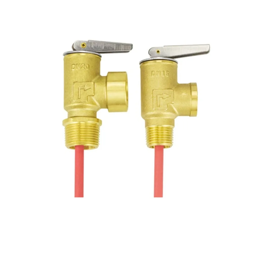 Durable Brass Safety Valve, Adjustable Pressure Relief Valve, Protects Against Overpressure In Closed Water Systems