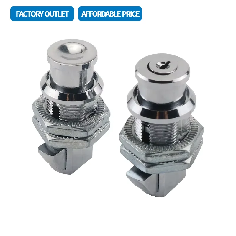 (3 Pieces) Anti Collision Lock Zinc Alloy With/Without Lock Core Lock Industrial Electrical Control Cabinet Button Cabinet Door