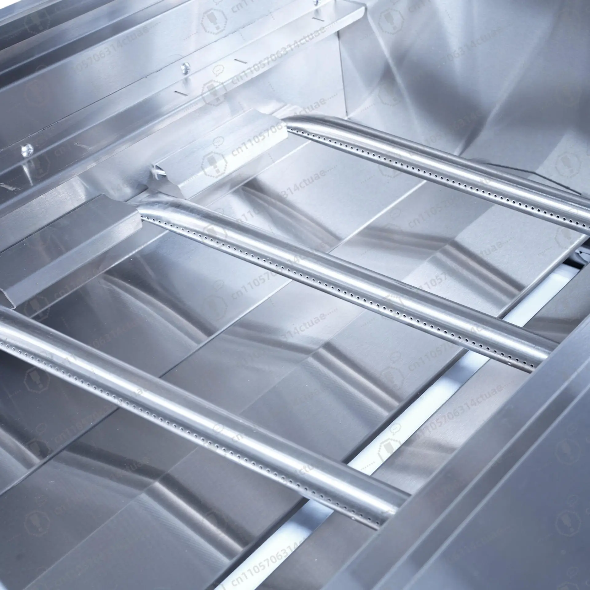 Stainless Steel Embedded Gas BBQ Grill  Portable Euro-American Style for Outdoor Courtyard Garden Cooking