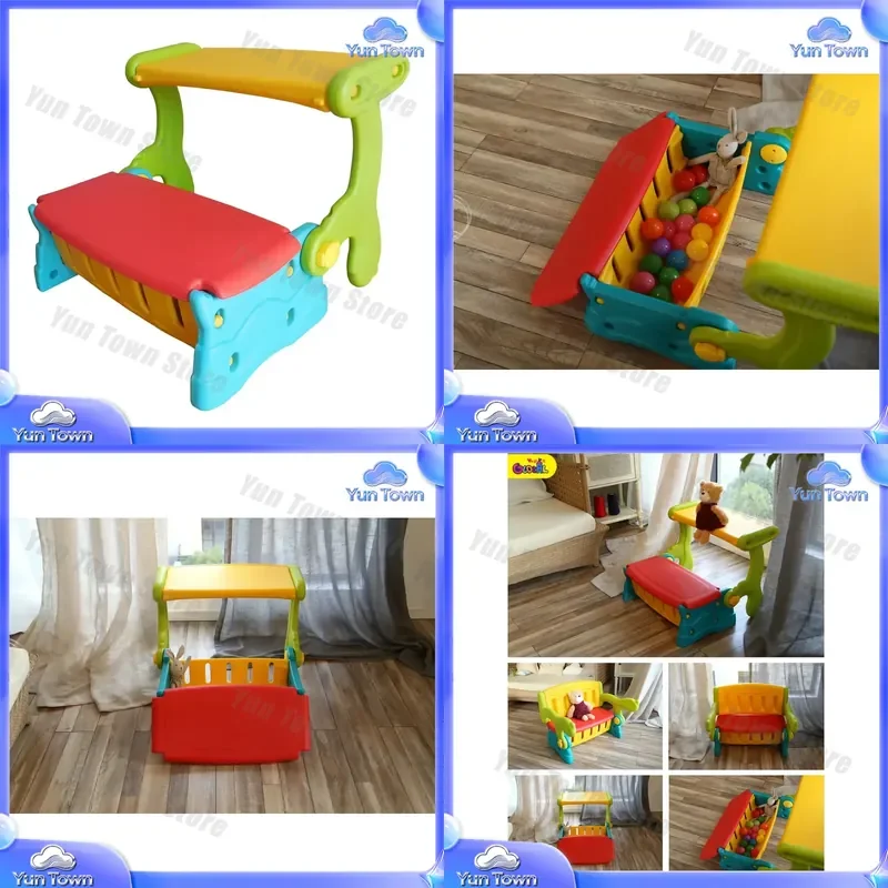3 in 1 Adjustable Kids Study Table for Children Home Use Multifunctional Colorful Learning Desk for Kids for Home Office
