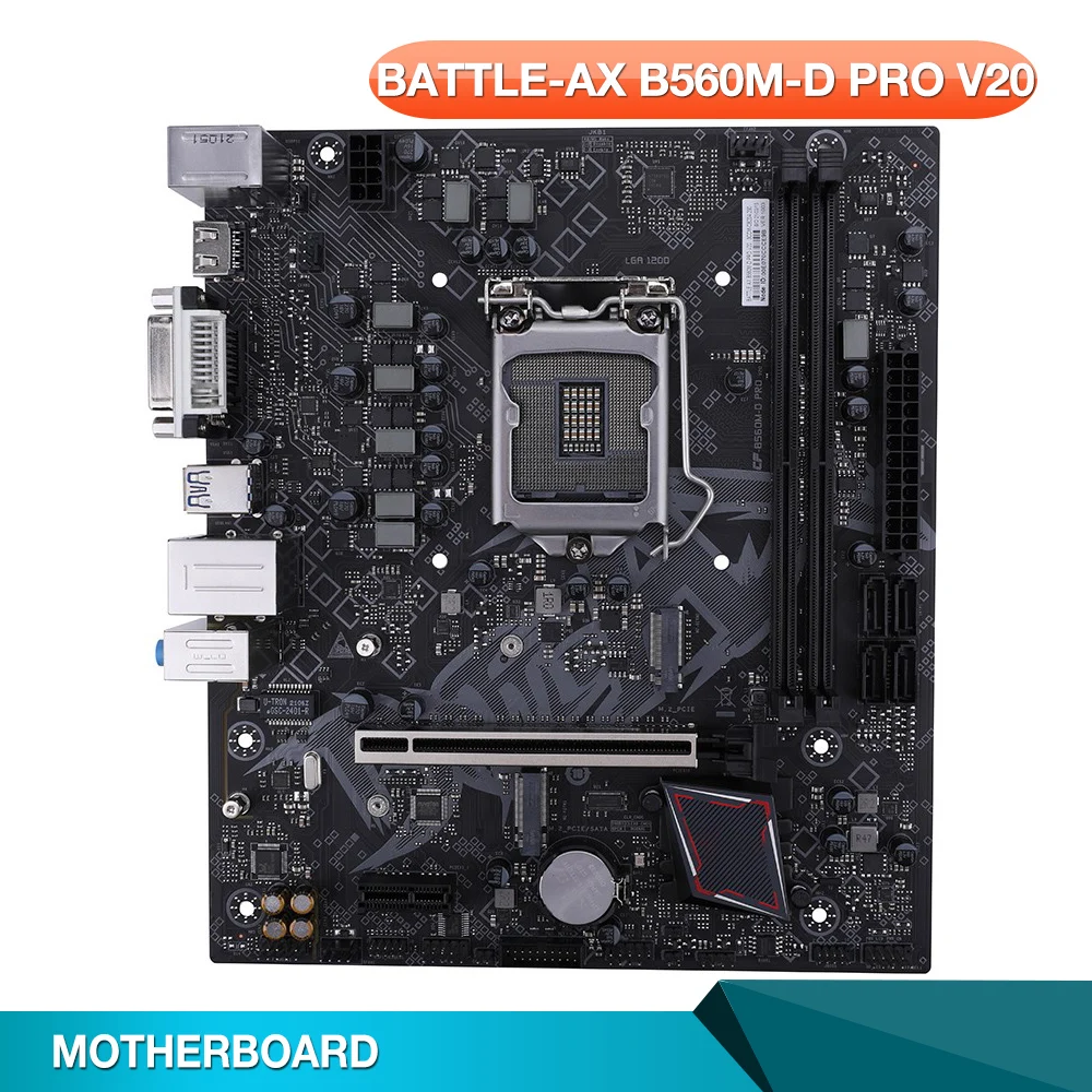 BATTLE-AX B560M-D PRO V20 For Colorful Motherboard LGA1200 DDR4 Support 10 / 11 gen