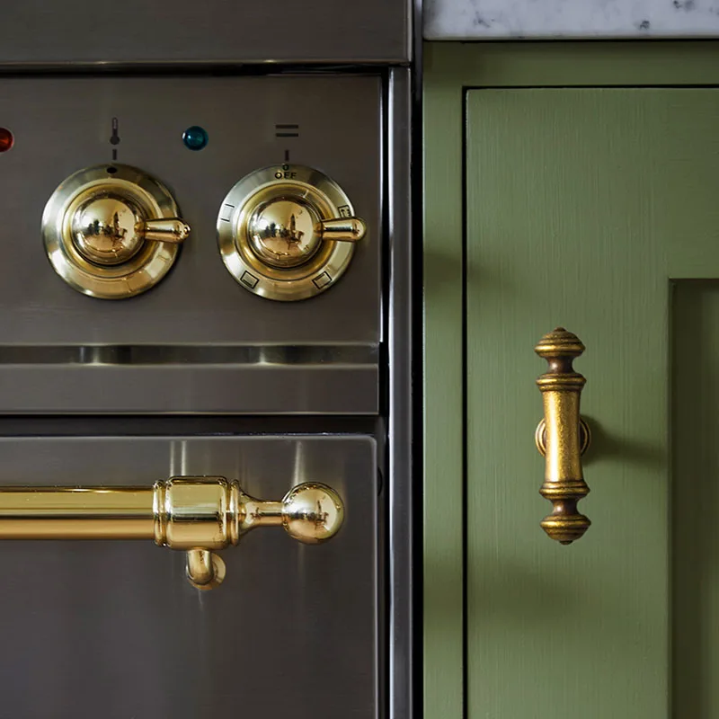 

Goo-Ki Antique Brass Zinc Alloy Cabinet Handles Furniture Handles and Knobs Kitchen Doors Cabinet Drawer In Cabinet Pulls