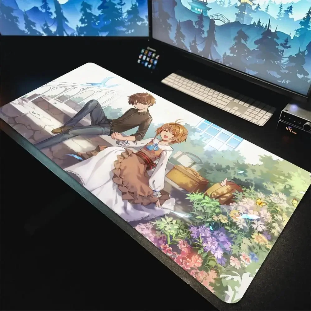 Anime Mousepad C_cardcaptor S_sakura Keyboard Mouse Mats Large Gaming Mouse Pad Carpet Computer Office Table Desk Mat Mice Pad