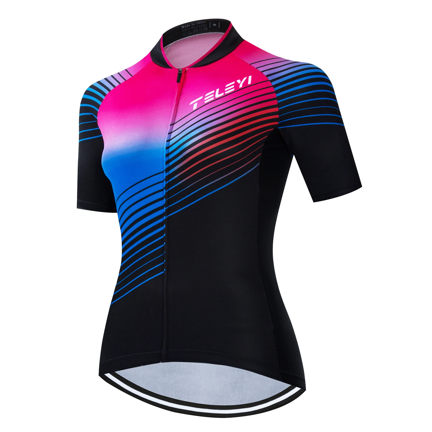 Cycling Jersey Women Road MTB Top Maillot Bicycle Shirt Short Sleeve Clothing Summer Outdoor Uniform Breathable Quick Drying