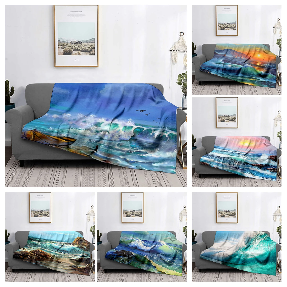 Home decoration plush Sofa blanket Colorful Animal  Bedspread on the bed anime fluffy soft blankets thick blanket for winte