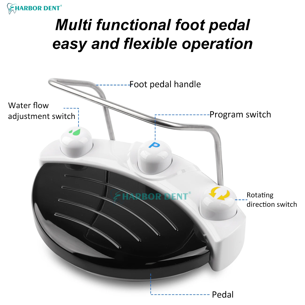 Multi-Function Electric Dental Motor System LED Fiber Optic 8 Programs 7-inch Touch Screen for Implantology Oral Surgery