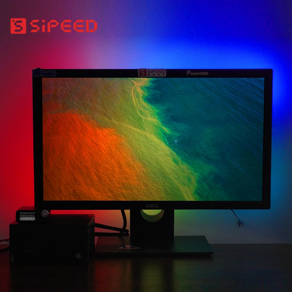 Sipeed NanoKVM-Pro PiKVM 4K IP-KVM GbE WiFi6 PoE Remote Control HomeLab Server NAS AI Agent HDMI second screen led strip