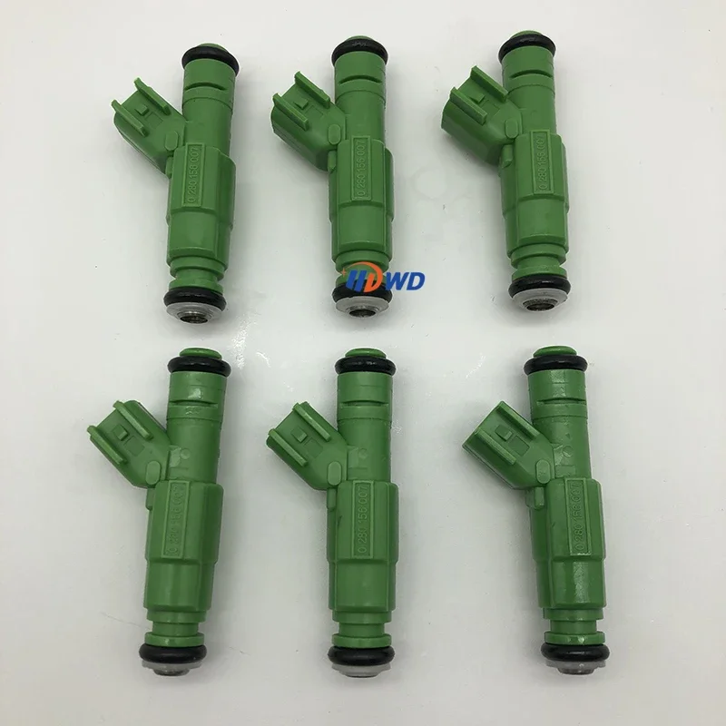 

6PCS 0280156007 04861454AA Fuel Injectors For Chrysler Town & Country 2001-2007 Voyager 2001-2003 3.3L V6 Car Part