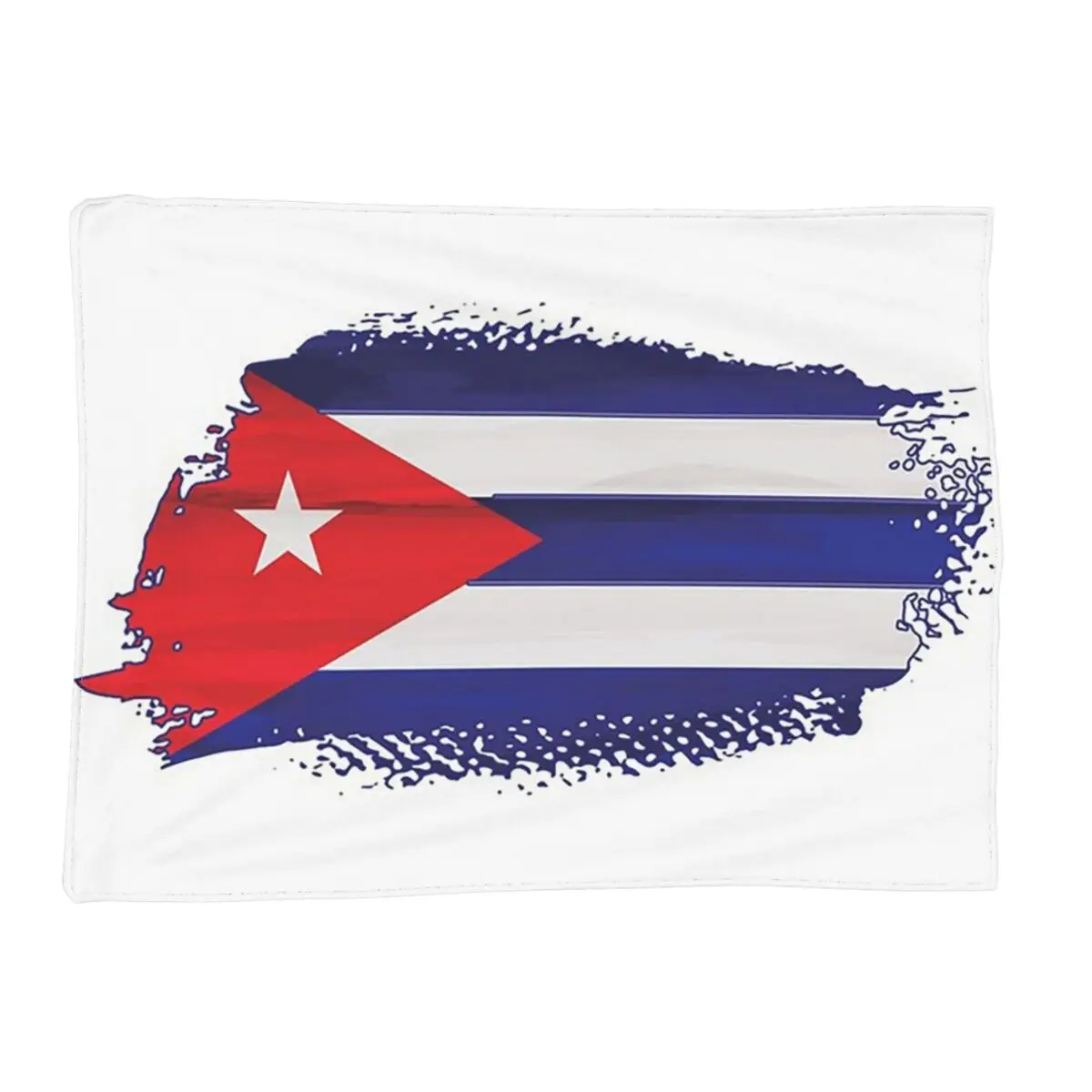 Cuba Cuban Havana Flag Blanket Soft Warm Flannel Throw Blanket Bedspread for Bed Living room Picnic Travel Home Couch