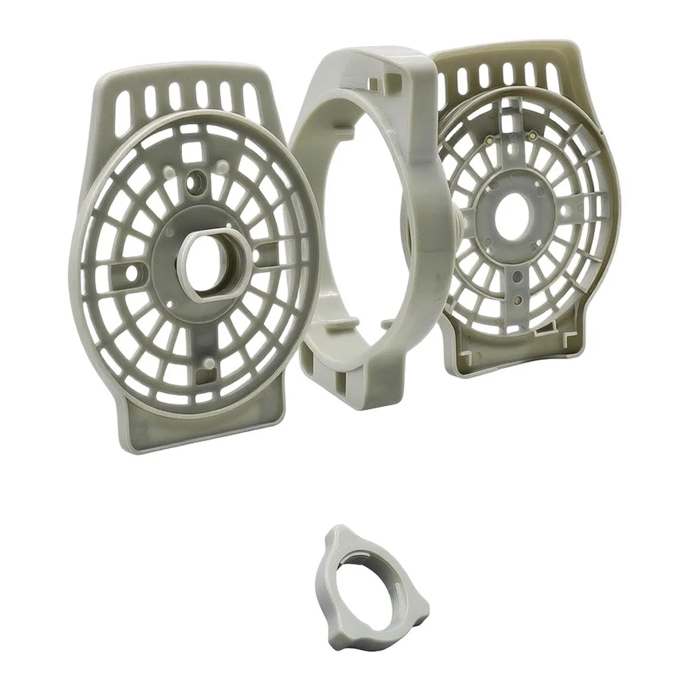 Electric Fan Replacement Fan Motor Cover Optimized Ventilation Holes Black For Home Fan Repair For Airmate Fans