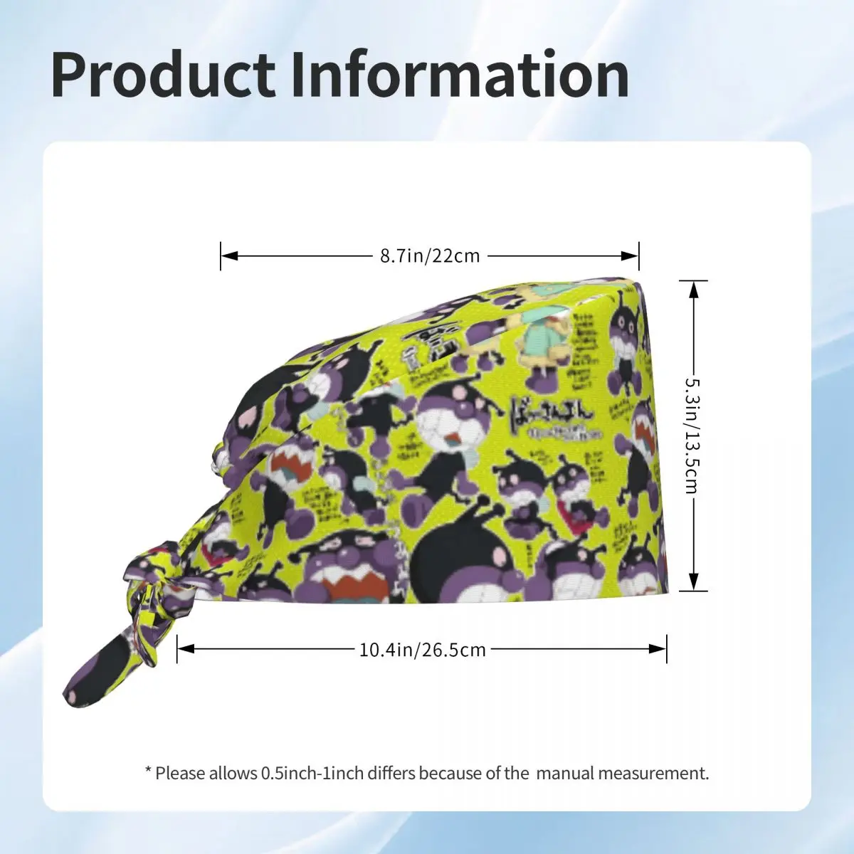 Cappelli da Infermiera Baikinman, Berretti Medici Divertenti e Traspiranti Unisex per Donne con Capelli Lunghi, Cappelli da Lavoro