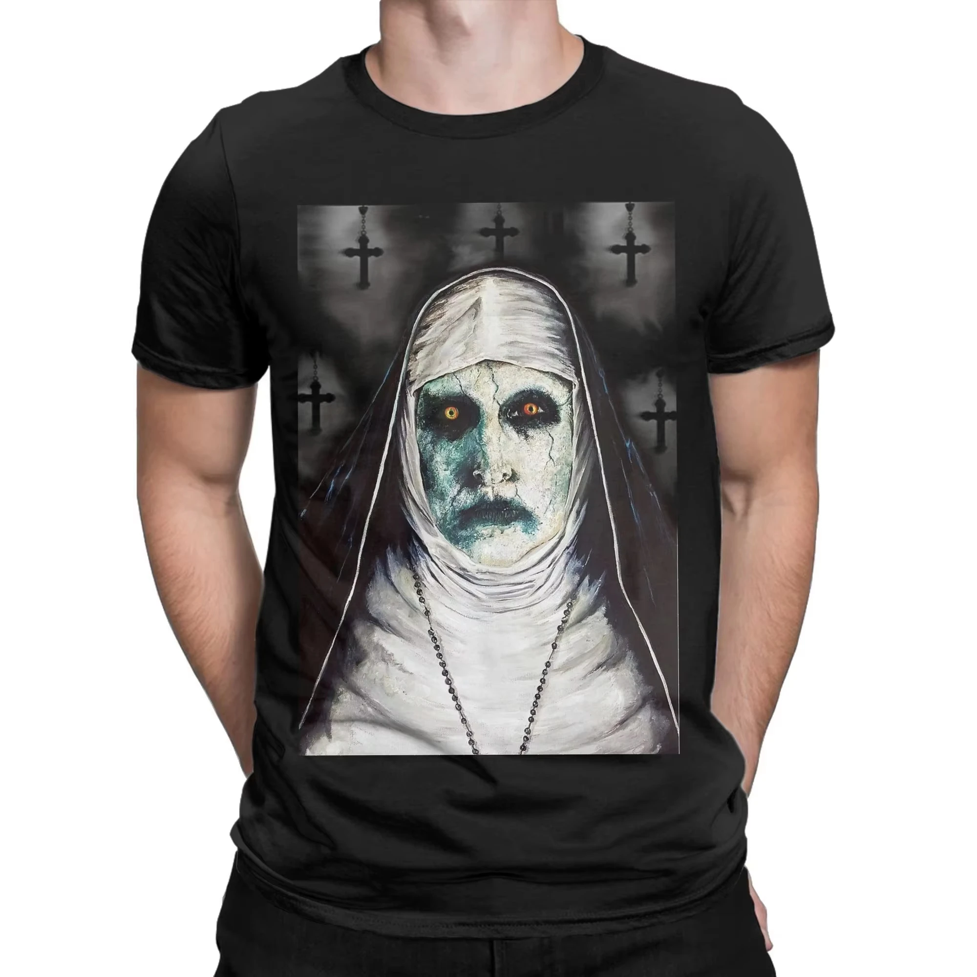 2026 الصيف Hot البيع The Conjuring Movie الرجال تي شيرت الجدة تيز قصيرة الأكمام Crewneck تي شيرت 100% القطن ملابس فريدة من نوعها بلايز #1