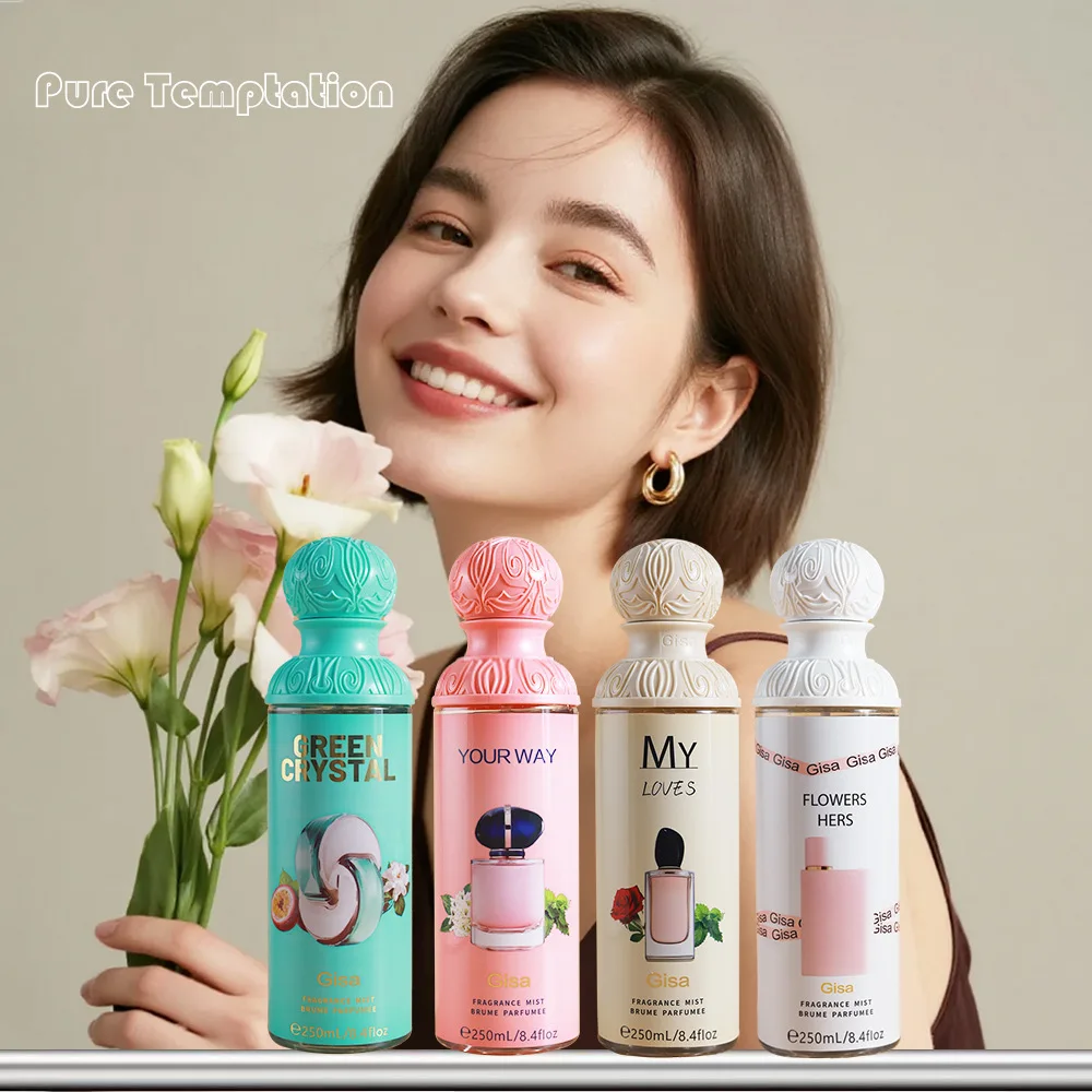 

Unisex Body Mist Spray 250ml - Long-Lasting Light Fresh Fragrance, Daily Refreshing Perfume for Women Men, Hydrating Body Splash