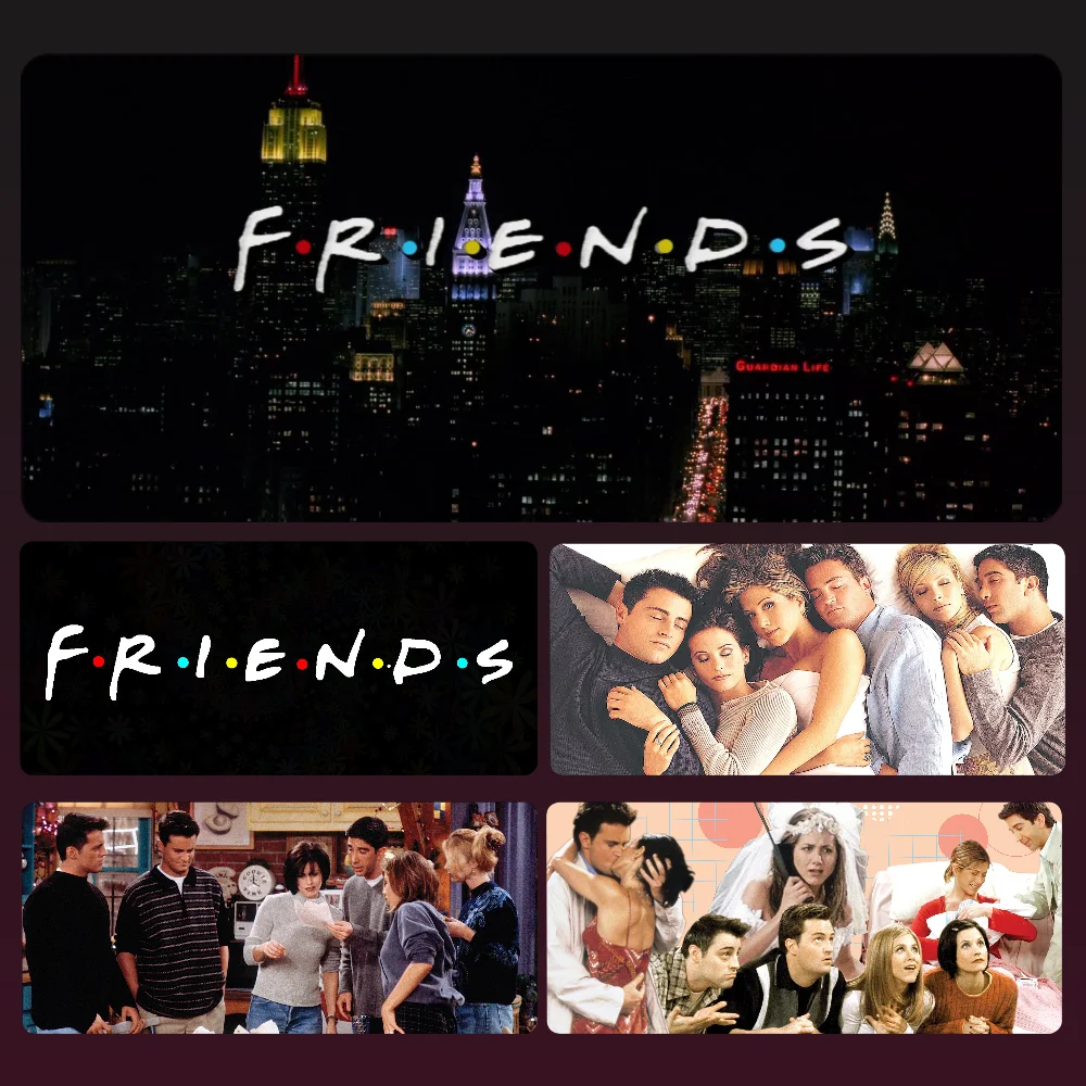 

Friends Tv Show Mousepad Mouse Mat Desk Mat With Pad Gaming Accessories Prime Gaming XXL Keyboard Pad