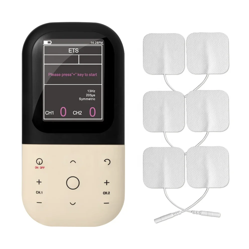 NEW For KM531 2-Channel Biofeedback Pelvic Floor Muscle Exercise Vaginal Stimulator Steel LED for Urinary Physical Therapy Abs