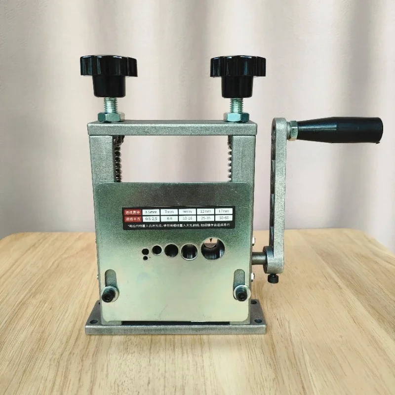 No adjustment manual porous wire stripping machine peeler