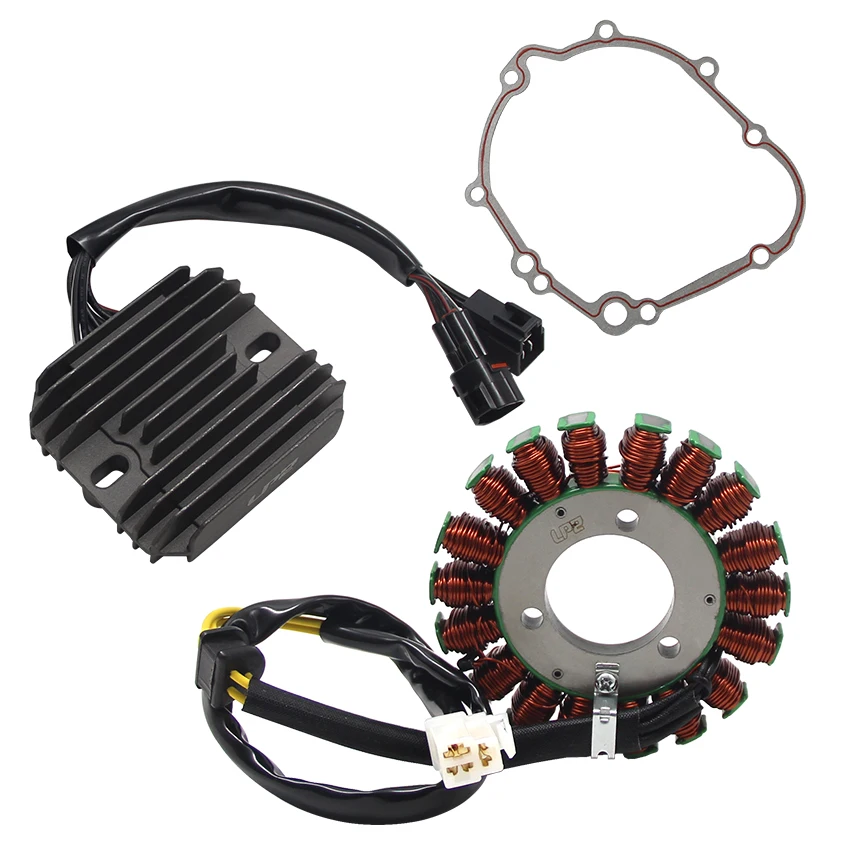 

Motorcycle Stator Coil + Regulator Rectifier + Stator Cover Gasket For Suzuki GSXR600 GSXR750 GSXR 600 750 2006-2007 Parts