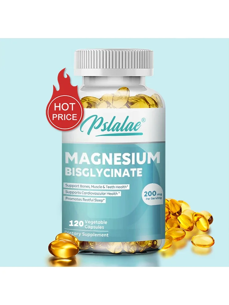 Magnesium Bisglycinate - Helps with Stress, Muscle, Sleep, Joints, Bones, Immune and Cardiovascular Health