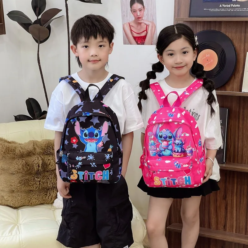 

Disney Y2K Schoolbag Boy Cute Cartoon Stitch Backpack Mickey Mouse Kids Backpack Fashionbaby handbag