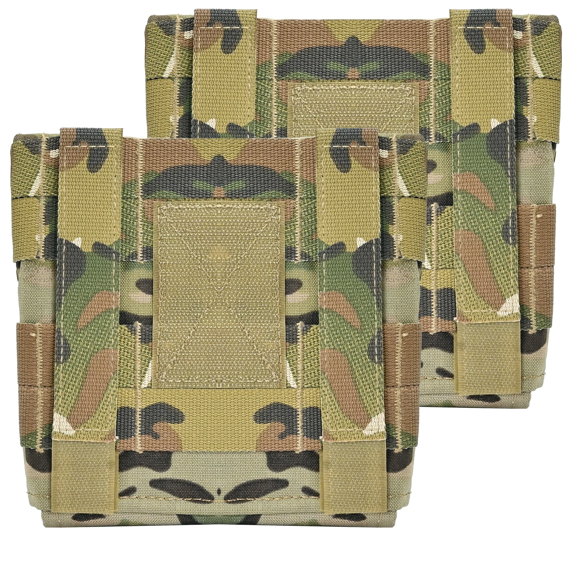 

Tactical MOLLE Side Plate Pouch Set 6'' x 6'' Plates Ultralight Cummerbund Armor Carrier Bag For TMC AVS LV119 JPC Hunting Vest