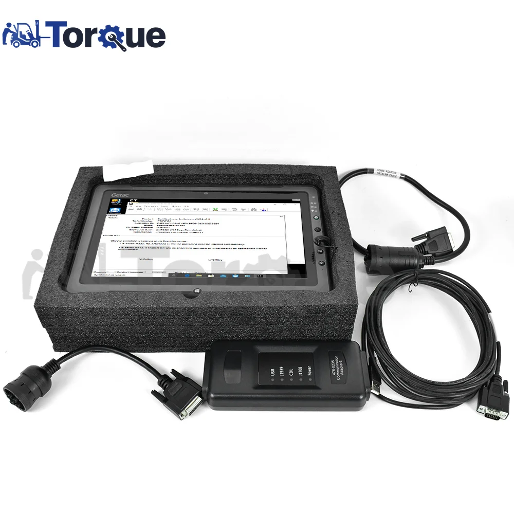 for Caterpillar CAT Truck Excavator Communication Adapter 457-6114 478-0235 ET4 Diagnostic Tester diagnostic kit+Getac Tablet