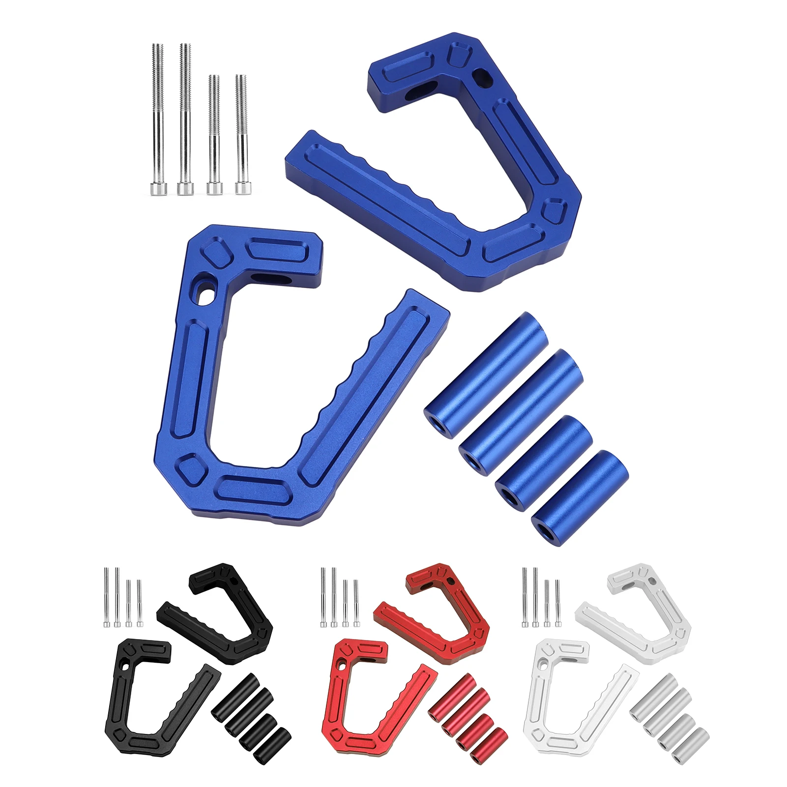 Car Road Front Grab Handle Aluminum Alloy Replacement for  JK 2007‑2018 Front Grab Handle Vehicle Grip Handle