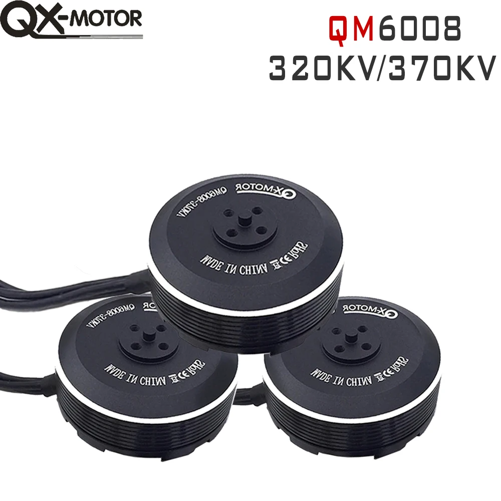 QX-MOTOR 1552 1760 Carbon Folding Propeller Collocation / QM6008 320KV/370KV Brushless Motor for Remote Controlled Toys