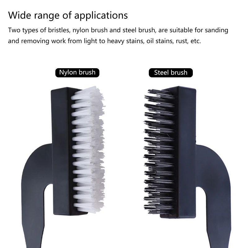 Reciprocating Brush สำหรับหัวสำหรับเลื่อยลูกสูบส่วนใหญ่แปรงทำความสะอาดไฟฟ้าไม้พายกำจัดสนิมลวด Bru