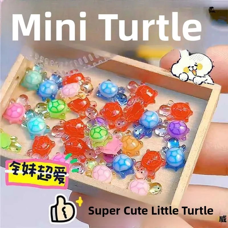  Crystal Crab Turtle Pair Matching Night Light Toys Dolls Stackable Decorations Crystal Clear  Simulation Animal Toys